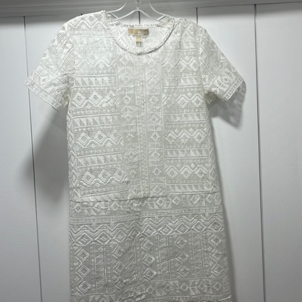 Michael Kors white  dress/beach cover up size XS . Excellent condition